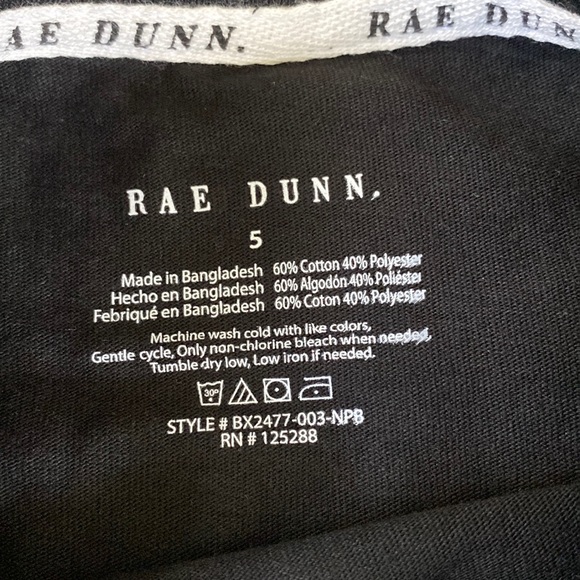 Rae Dunn set of 2 boys tees size 5 NWT! Cool Dude and grey printed tees - Picture 2 of 9